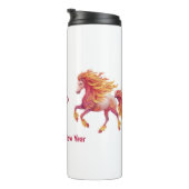 2026年 炎の馬 - ハッピーチャイニーズニューイヤー タンブラー (回転右)