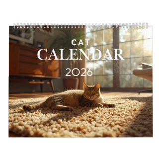2026年 猫カレンダー | 12ヶ月 壁掛けカレンダー カレンダー