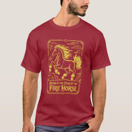 2026年 申年 丙午 火の馬の干支 誕生日 中国の旧正月 Tシャツ