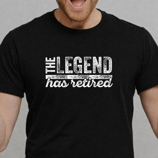2026年 男性向け退職記念ギフト 伝説の引退 Tシャツ