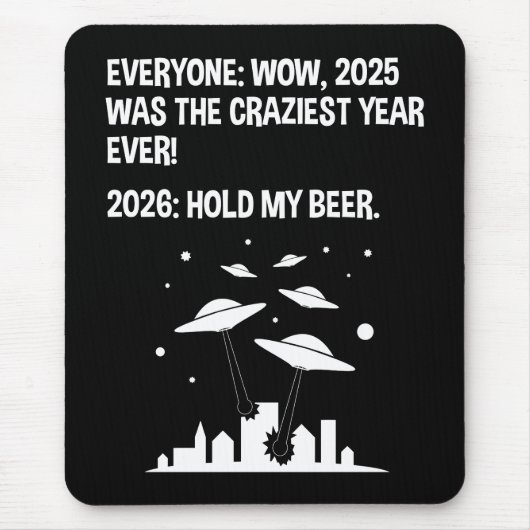 2026年 私のビールを保持 マウスパッド (正面)