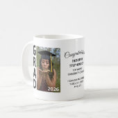 2026年 科学系 卒業記念 写真入り プレゼント コーヒーマグカップ (正面左)