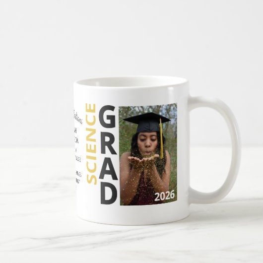 2026年 科学系 卒業記念 写真入り プレゼント コーヒーマグカップ (右)