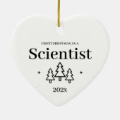 2026年 科学者 クリスマス オーナメント (裏面)