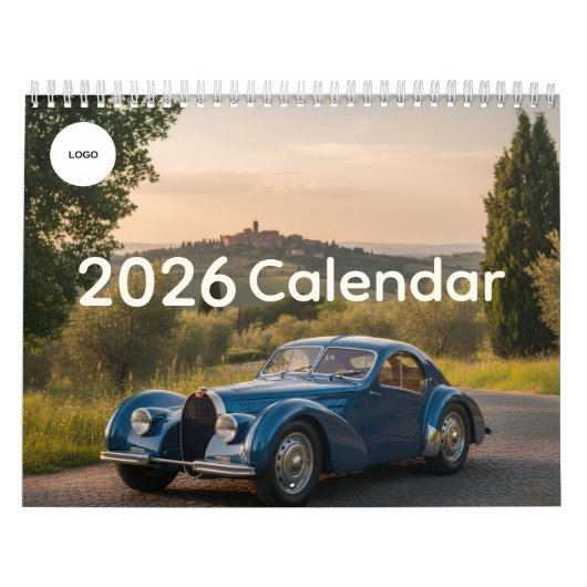 2026年 英国の名車コレクション カレンダー (カバー)