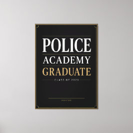 2026年 警察学校卒業記念のオリジナルギフト キャンバスプリント