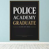 2026年 警察学校卒業記念のオリジナルギフト キャンバスプリント (インサイチュ (ウッドフロア))