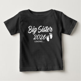 2026年 赤ちゃん発表 長女ローディング Tシャツ