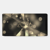 2026年 金色の泡の新年 横断幕 (横)
