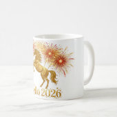 2026年 金馬 花火 コーヒーマグカップ (正面右)