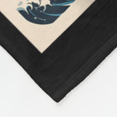 2026年 馬の年 日本の波動アート お正月 フリースブランケット (角)