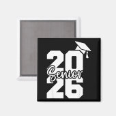 2026年 高校3年生 大学受験生 マグネット (正面/裏面)