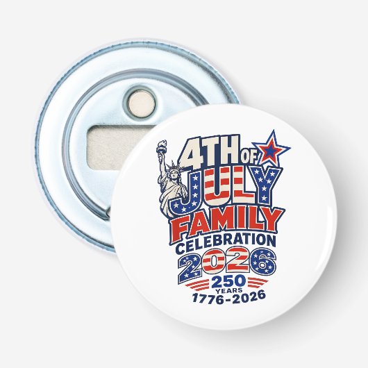 2026年 1776年から250年 アメリカ独立記念日 栓抜き (正面)
