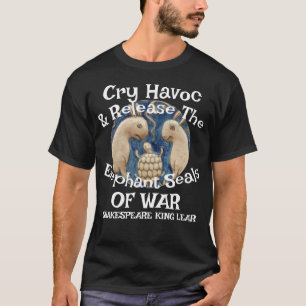 2026年 Cry Havoc 発売 ゾウアザラシ 戦争HG Tシャツ