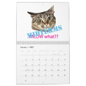 2026年 MEOW what?? カレンダー (1月 2027)