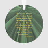 2026年GreenとJanzの金ゴールドオーナメントのクラス オーナメント (裏面)