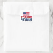 2026年Talarico上院選挙支持共和党員 スクエアシール (バッグ)