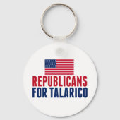 2026年Talarico支持共和党員 キーホルダー (裏面)