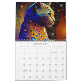 2026年Visionary ポップ・アートの Surreal Art Calendar カレンダー (1月 2027)