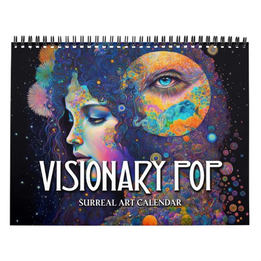 2026年Visionary ポップ・アートの Surreal Art Calendar カレンダー (カバー)
