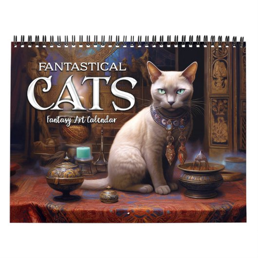 2026幻想猫3ファンタジーアートカレンダー カレンダー (カバー)