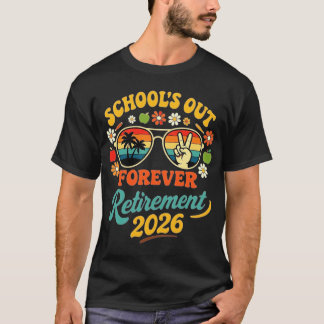 2026引退教師 学校終了 Tシャツ