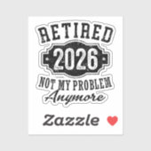 2026引退 もう私の問題じゃない 引退 シール (シート)