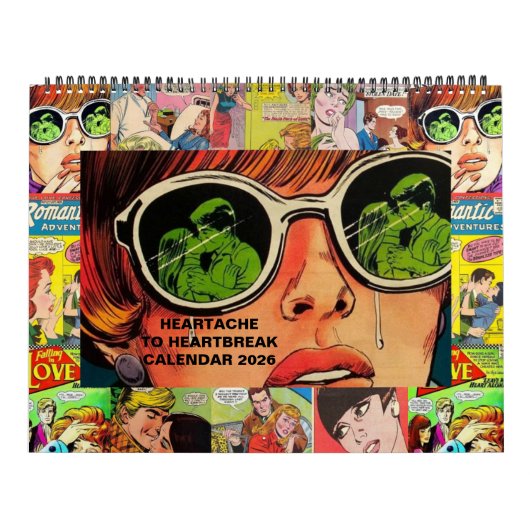 2026悲痛に悲痛カレンダー カレンダー (カバー)