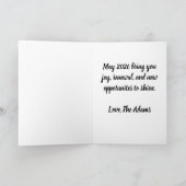 2026新しいスタート おめでとうカード カード (内部)