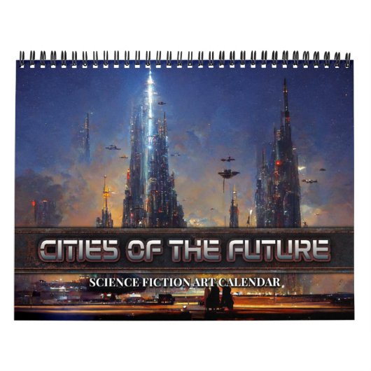 2026未来の都市3つのSF カレンダー (カバー)