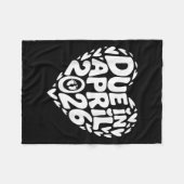 2026来年4月の新生児でMommy Mother Pre フリースブランケット (正面(横))