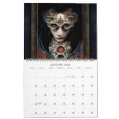 2026生物超現実暗黒Sci-Fiカレンダー カレンダー (1月 2026)