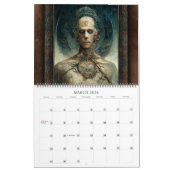 2026生物2 Surreal Dark Sci-Fiカレンダー カレンダー (3月 2026)