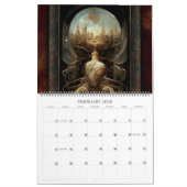 2026生物2 Surreal Dark Sci-Fiカレンダー カレンダー (2月 2026)