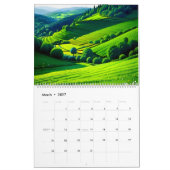 2026素晴らしい美しい壮麗な風景2 カレンダー (3月 2027)