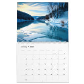 2026素晴らしい美しい壮麗な風景4 カレンダー (1月 2027)