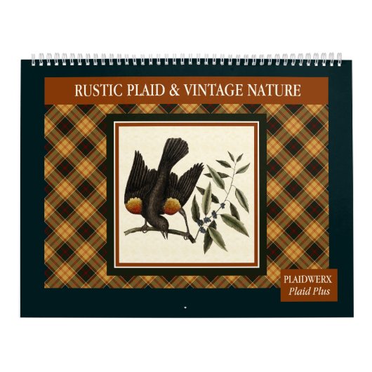 2026素朴年のヴィンテージ自然 カレンダー (カバー)