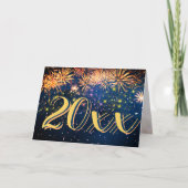 2026花火新年イブパーティーメリークリスマス シーズンカード (正面)