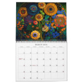 2026花魔法様式花アートカレンダー カレンダー (3月 2026)