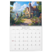 2026魅力的なHideawaysファンタジーアートカレンダー カレンダー (3月 2027)