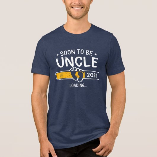 2026 おじさん就任 新生児お披露目 トライブレンドTシャツ (正面)