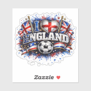 2026 イングランド サッカー ファン 大好き シール