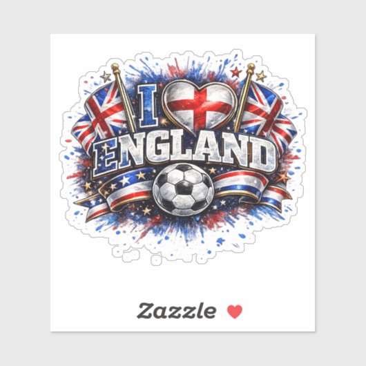 2026 イングランド サッカー ファン 大好き シール (シート)