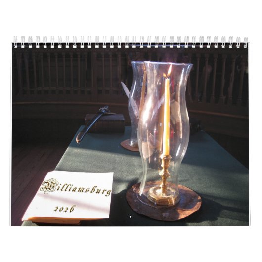 2026 ウィリアムズバーグ観光カレンダー カレンダー (カバー)