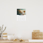 2026 エンジェル 1年間の壁掛けカレンダー ポスター (キッチン)