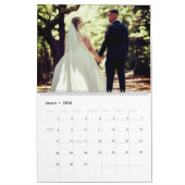2026 カスタムMyの結婚Photo Chic カレンダー (3月 2026)