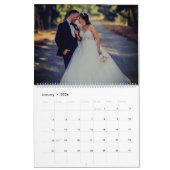 2026 カスタムMyの結婚Photo Chic カレンダー (1月 2026)