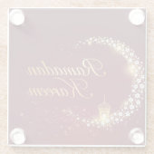 2026 カリーム ラマダーン ムバラク ガラス コースター (裏面)