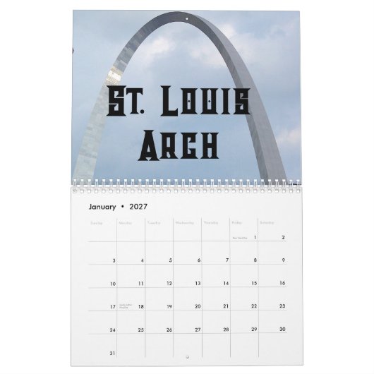 2026 カレンダー (1月 2027)