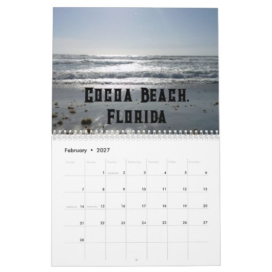 2026  カレンダー (2月 2027)